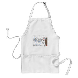 "Retired Nurse"  Story Art--Unique Gift Items Standard Apron