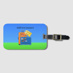 Retired Nurse TEMPLATE Luggage Tag