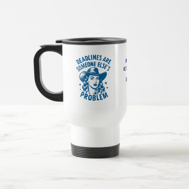 Retired Office Manager Mug – Funny Retirement Gift (Left)