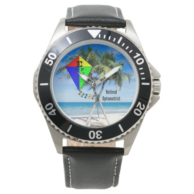 Retired Optometrist, Humour Watch (Front)