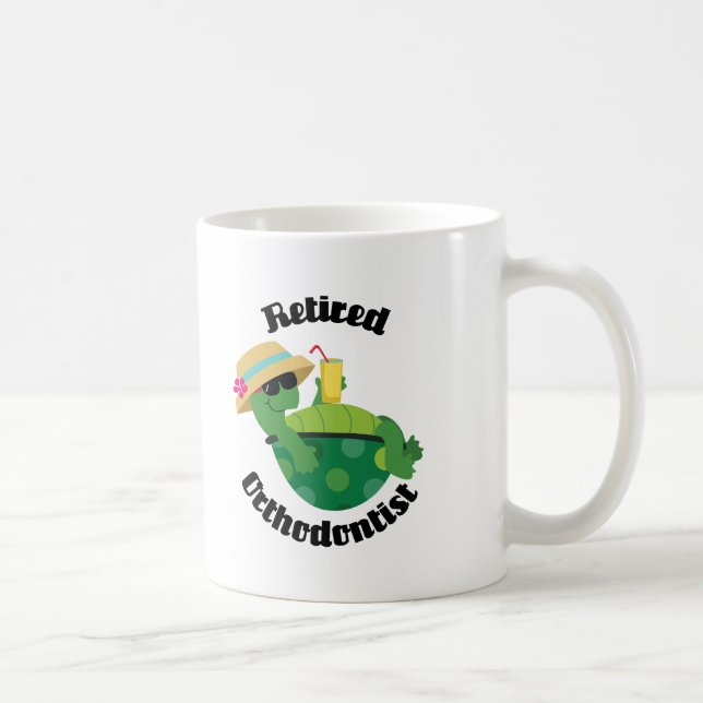 Retired Orthodontist (Turtle) Coffee Mug (Right)