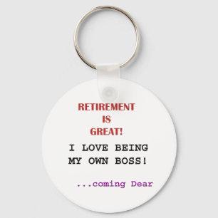 Retired - Own Boss Key Ring