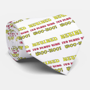 Retired Party Time Neck Tie