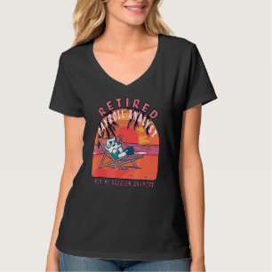 Retired Payroll Analyst Vintage Retirement T-Shirt
