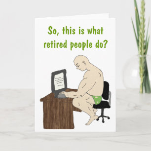 Retired people Card