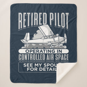 Retired Pilot Operating in Controlled Air Space Sherpa Blanket