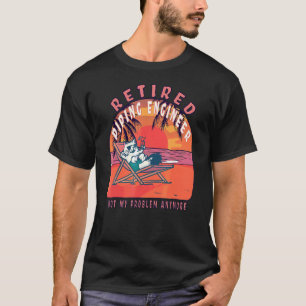 Retired Piping Engineer Vintage Retirement T-Shirt