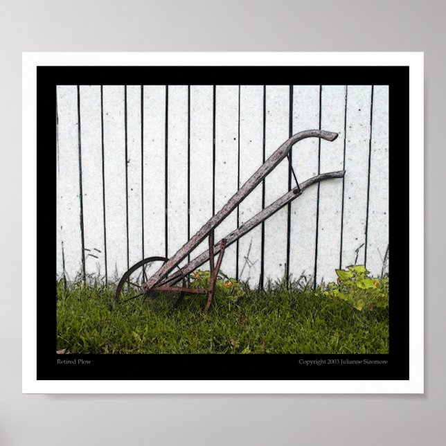 Retired plough poster (Front)