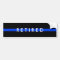 RETIRED POLICE OFFICER BUMPER STICKER