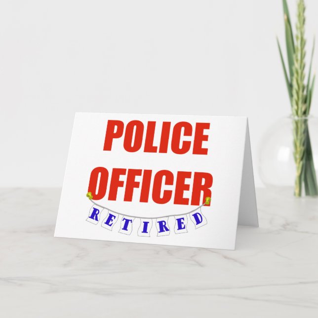 RETIRED POLICE OFFICER CARD (Front)