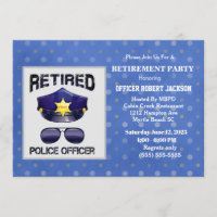 Retired Police Officer -Hat and Sunshades