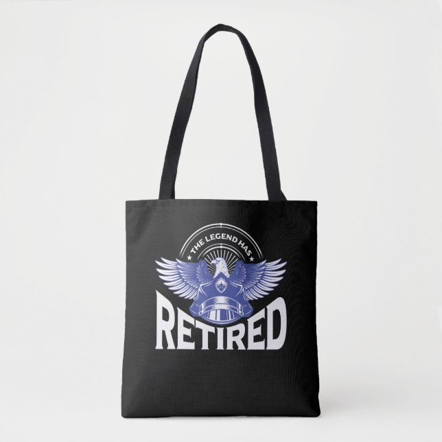 Retired Police Officer Pensioner arrested Tote Bag (Front)