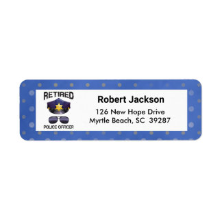 Retired Police Officer Return Address