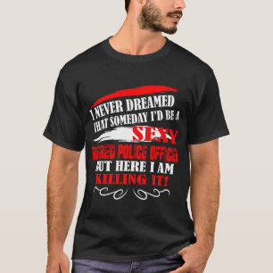 Retired Police Officer Shirt Funny Gifts for Men