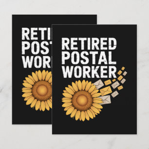 Retired Postal Worker Card