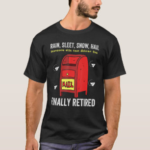 Retired Postal worker Carrier Retirement Postman 2 T-Shirt