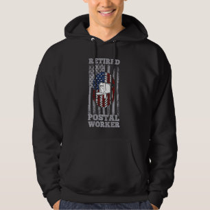 Retired Postal Worker Fun Mailman Retirement Da1 Hoodie