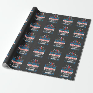 Retired Postal Worker Funny Postman Retirement Wrapping Paper