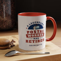 Retired Postal Worker Gag Retirement Personalised