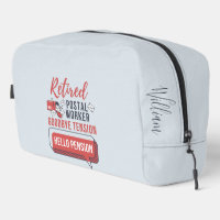 Retired Postal Worker Goodbye Tension Retirement