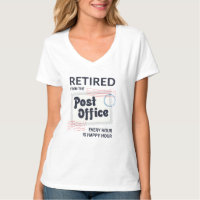 Retired Postal Worker Happy Hour Funny