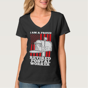 Retired Postal Worker Love Mailman Retirement DA1 T-Shirt
