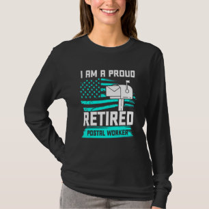 Retired Postal Worker Love Mailman Retirement T-Shirt