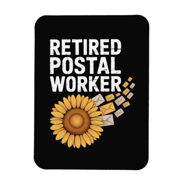 Retired Postal Worker Magnet (Vertical)
