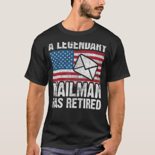 Retired Postal Worker Mailman Mail Carrier Mail La T-Shirt