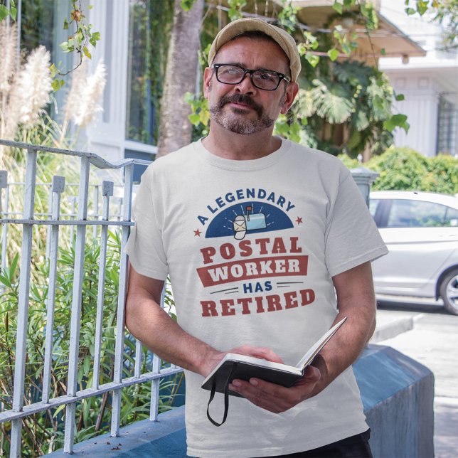 Retired Postal Worker Mailman Retirement Funny T-Shirt (Creator Uploaded)