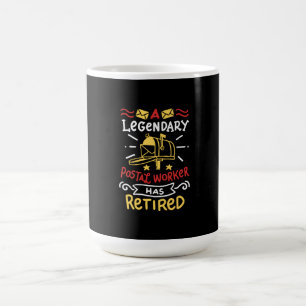 Retired Postal Worker Mailman Retirement Gift Coffee Mug