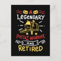 Retired Postal Worker Mailman Retirement Gift