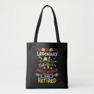 Retired Postal Worker Mailman Retirement Gift Tote Bag