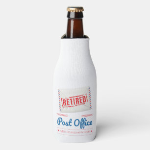 Retired Postal Worker Mailman Retirement Party Bottle Cooler