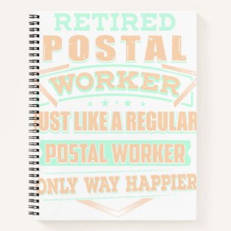Retired Postal Worker Notebook