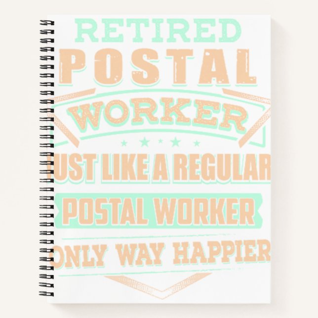 Retired Postal Worker Notebook (Front)