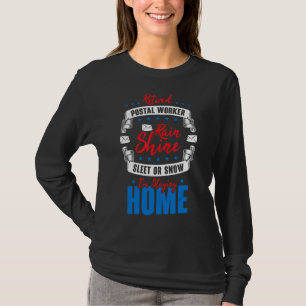 Retired Postal Worker Postman Mail Delivery Retire T-Shirt