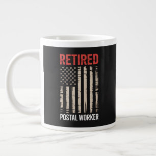 Retired Postal Worker Retirement Large Coffee Mug
