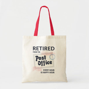 Retired Postal Worker Retirement Mailman Funny Tote Bag