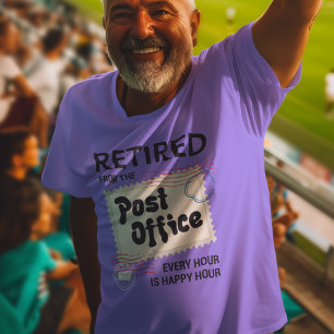 Retired Postal Worker Retirement Mailman Funny  Tri-Blend Shirt