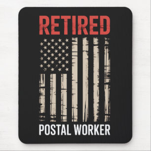 Retired Postal Worker Retirement Mouse Mat