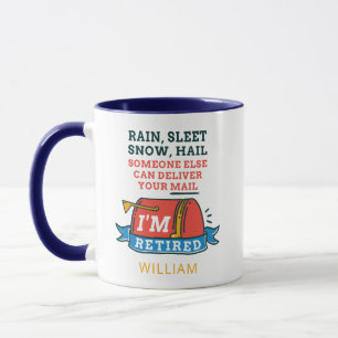 Retired Postal Worker Retirement Parting Gift Mug