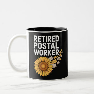 Retired Postal Worker Two-Tone Coffee Mug