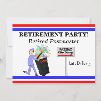 Retired Postmaster Invitations #1