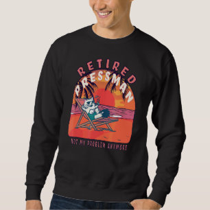 Retired Pressman  Vintage Retirement Sweatshirt