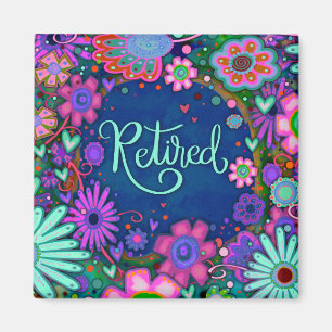 Retired Pretty Fun Inspiring Floral Inspirivity Magnet