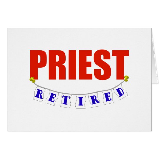RETIRED PRIEST CARD