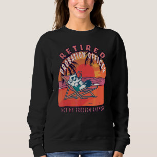 Retired Probation Officer Vintage Retirement Sweatshirt