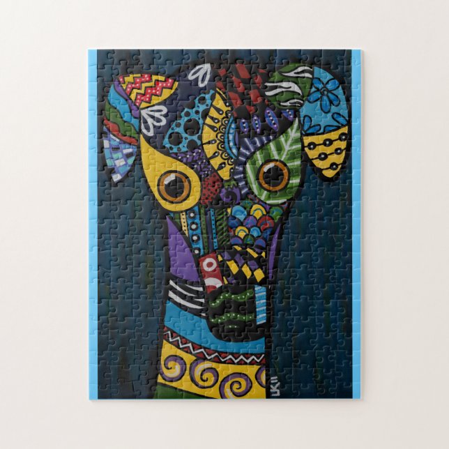 Retired Racing Greyhound Rescue Puzzle (Vertical)