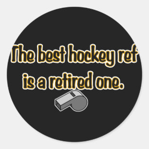 Retired Ref Classic Round Sticker